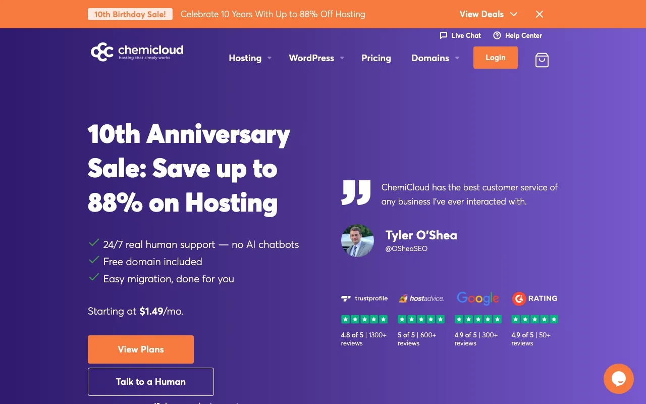 ChemiCloud homepage
