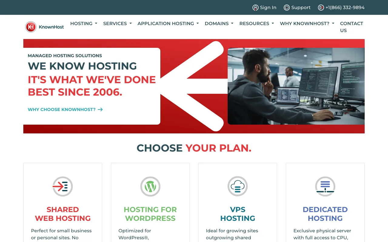 KnownHost homepage