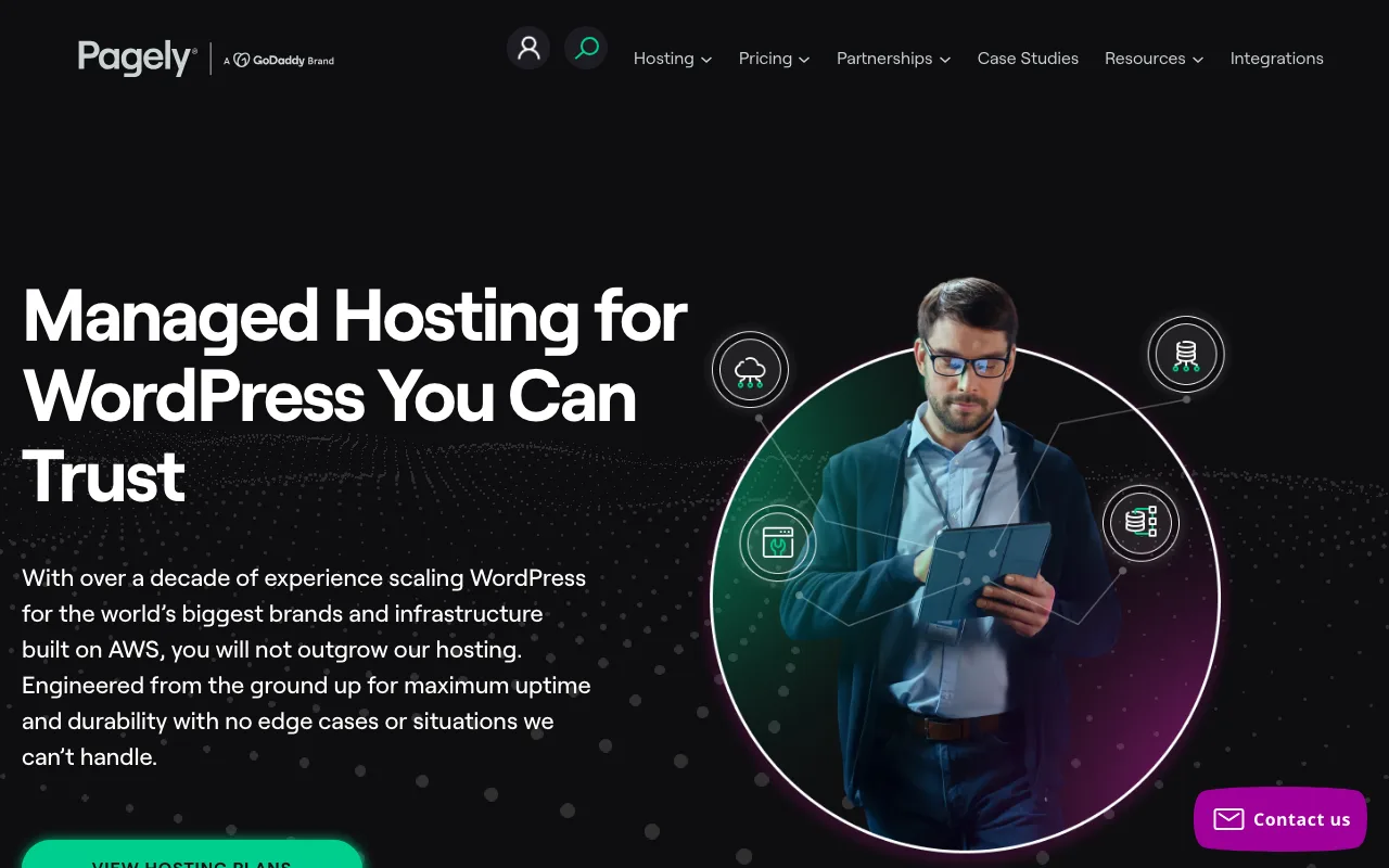 Pagely homepage